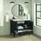 James Martin Vanities 36'' Vanity, Carbon Oak w/ 3 CM Lime Delight Quartz Top 485-V36-CBO-3LDL - alternate 2